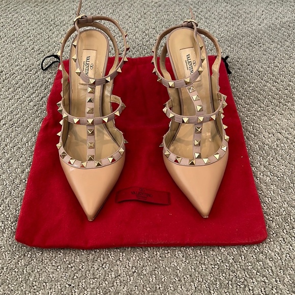 Valentino Studded Heels - Picture 1 of 5